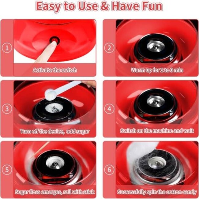 Royalty Line® 1 Suikerspin Machine | 500W