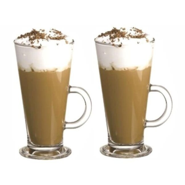 Pasabahce Colombian Coffee and Tea Glass Set | 2-Piece | 263 ml