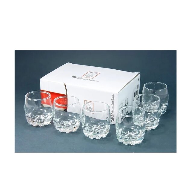 Pasabahce 6 Sylvana Mini Glazen | 80cc
