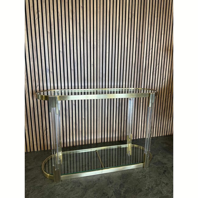 Yara Sidetable  Brush Gold 120CM