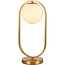 Emma Table Lamp White Gold