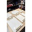 Almina 1 Marmer Rechthoek Dienblad Wit Goud | 35x12cm