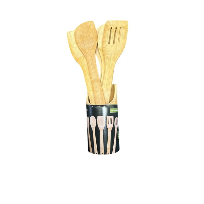 Kadirelli 6 Lepel Set | Bamboe