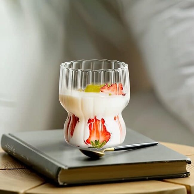 Myminimalis 2 Striped Tulp  Glazen | 310cc