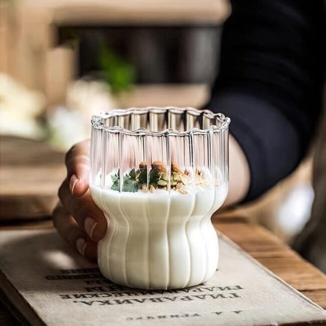 Myminimalis 2 Striped Tulp  Glazen | 310cc