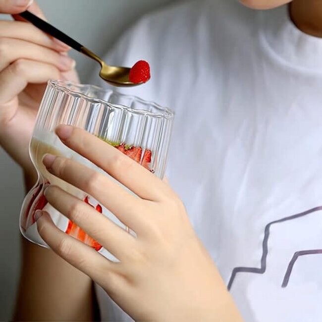 Myminimalis 2 Striped Tulp  Glazen | 310cc