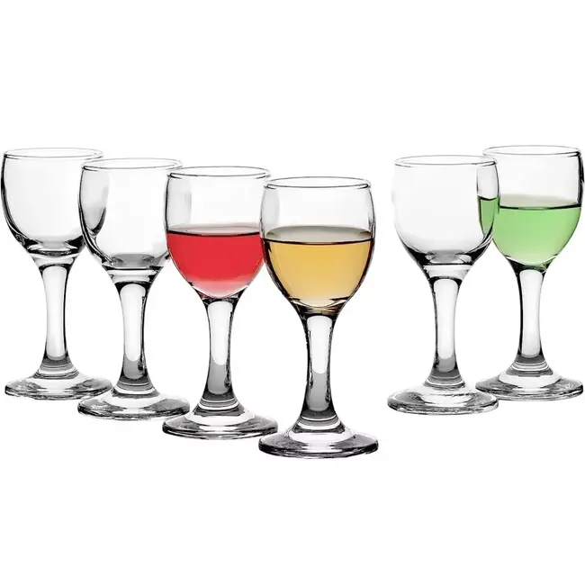 Pasabahce 6 Bistro Mini Glazen | 60cc