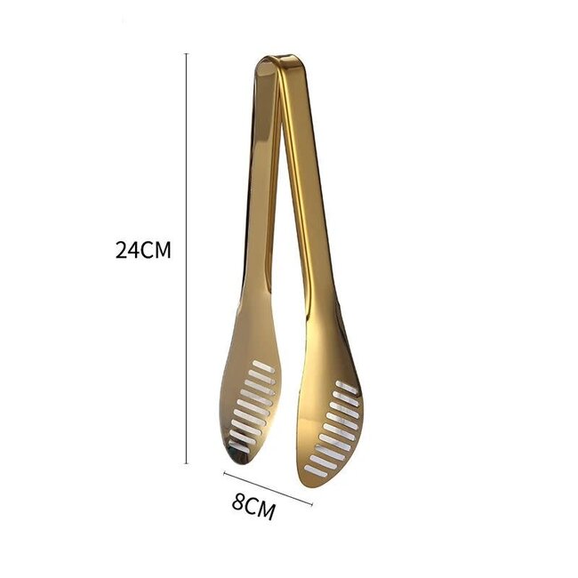 Almina 1 Serving Tongs Gold | 24cm