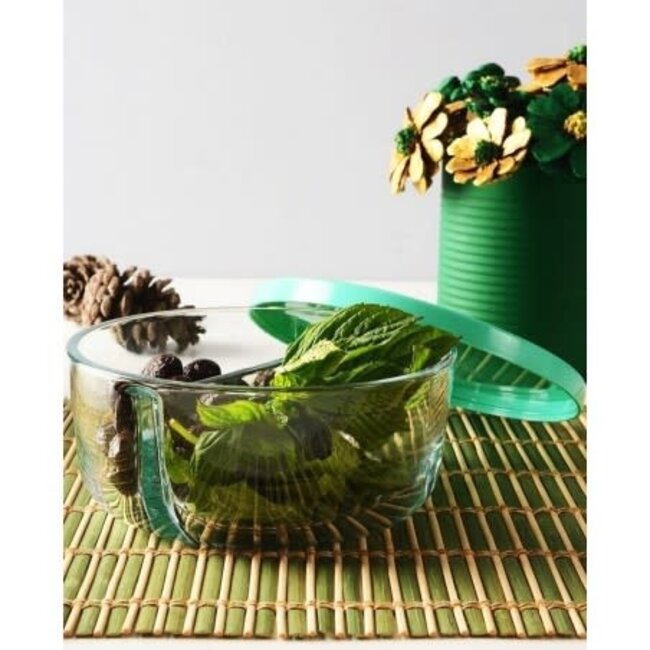 Pasabahce 1 Polar Storage Jar | Turquoise Lid | 785cc