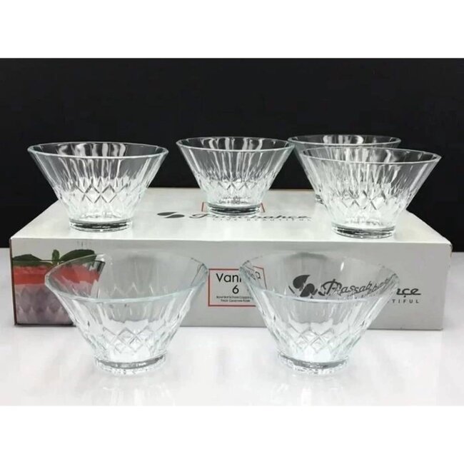 Pasabahce 6 Vanilla Glass Bowl | 124mm