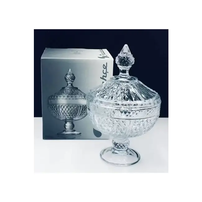 Pasabahce 1 Diamond Glas Suikerpot | 245mm