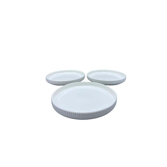 Bavary Linens 3 Dessert Plates | 20cm