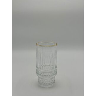 Sunay 6 Elysia Long Drink Glasses Gold | 300ml