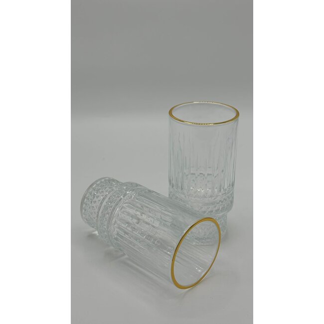 Sunay 6 Elysia Long Drinkglazen Goud | 300ml