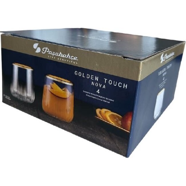 Pasabahce 3 Nova Drinkglas Gold | 315cc
