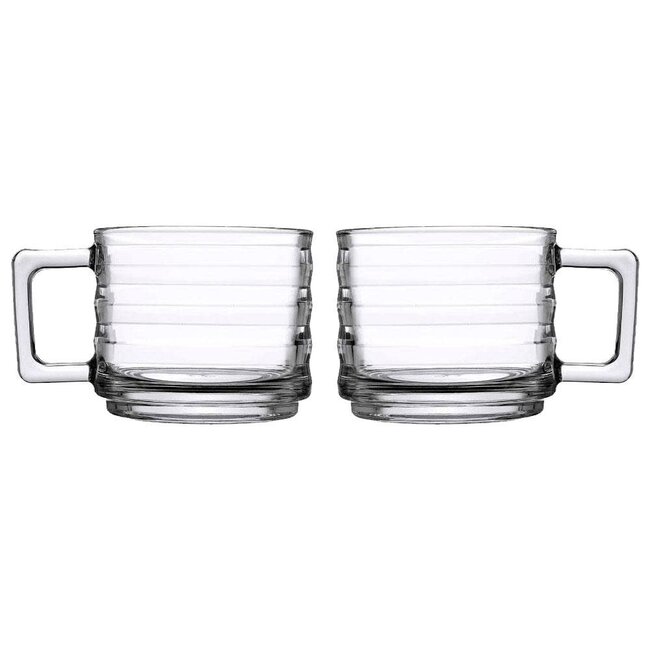 Pasabahce 2 Bricks Koffie- & Theeglazen | 250ml