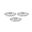 Pasabahce 3 Aurora Oval Bowls | 99x155 mm