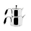 Almina 2 Black Teapots | 1.5L - 3.0L