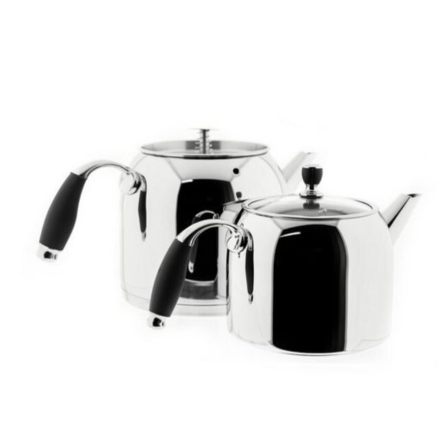 Almina 2 Black Teapots | 1.0L - 2.0L