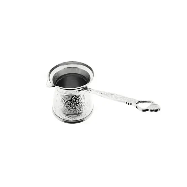 Almina Traditional Moka Pot Silver | 100 ml