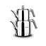 KORKMAZ Riva Theepot set | 1.1L/1.9L
