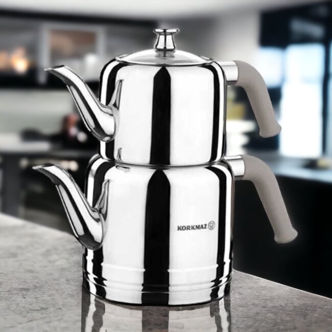 KORKMAZ Riva Theepot set | 1.1L/1.9L