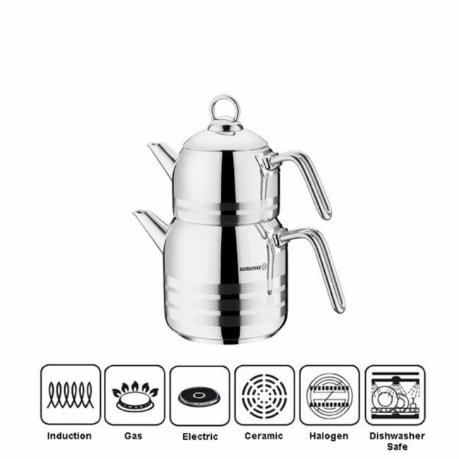 KORKMAZ Largo Theepot set | 2.0L/4.4L
