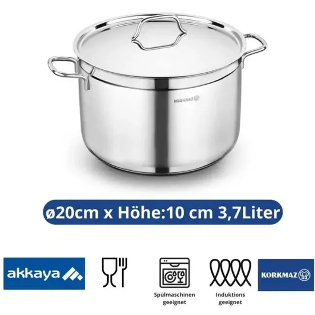 Korkmaz Alfa Cookware Set | 9-Piece