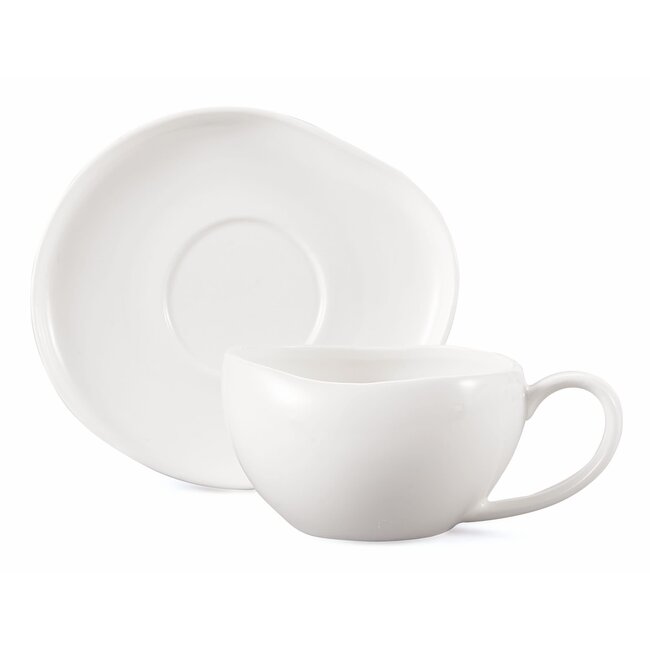 Bavary Capital Espresso Cup Set | 6-Piece | 120 ml | Includes Saucers