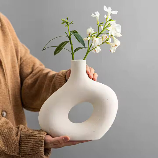 Favori Japandi Ceramic Vase | 22x23 cm