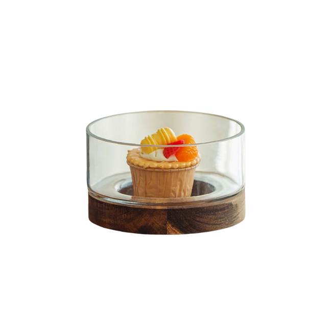 Acacia 1 Ring Glass Bowl | 15 cm