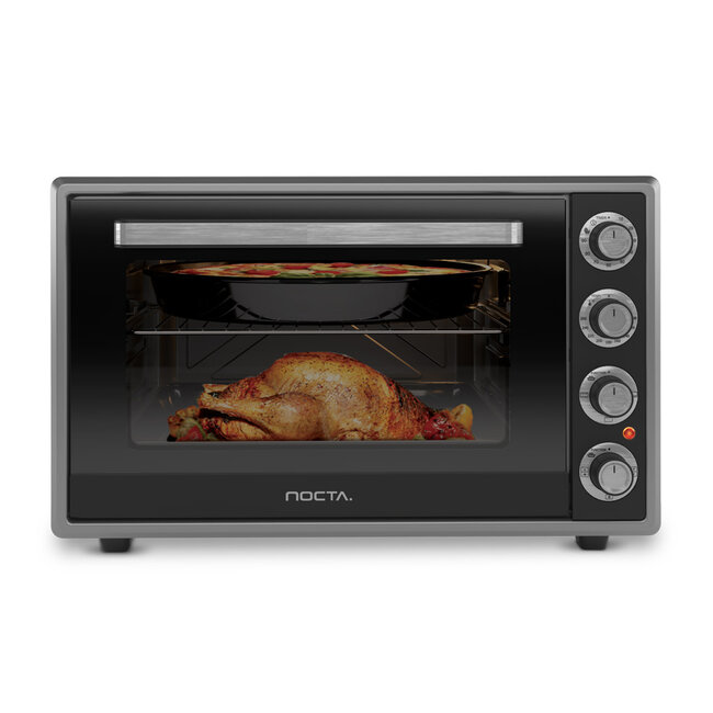 Nocta Electrische hetelucht oven grijs | 70 Liter