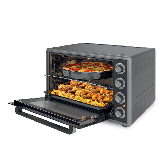 Nocta Electrische hetelucht oven grijs | 70 Liter