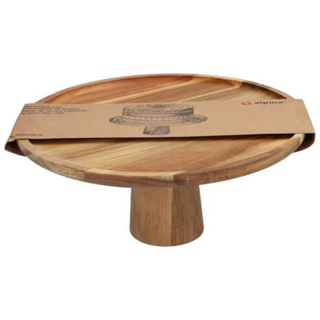 Alpina Acacia Taartplateau met Voet | 30x13cm