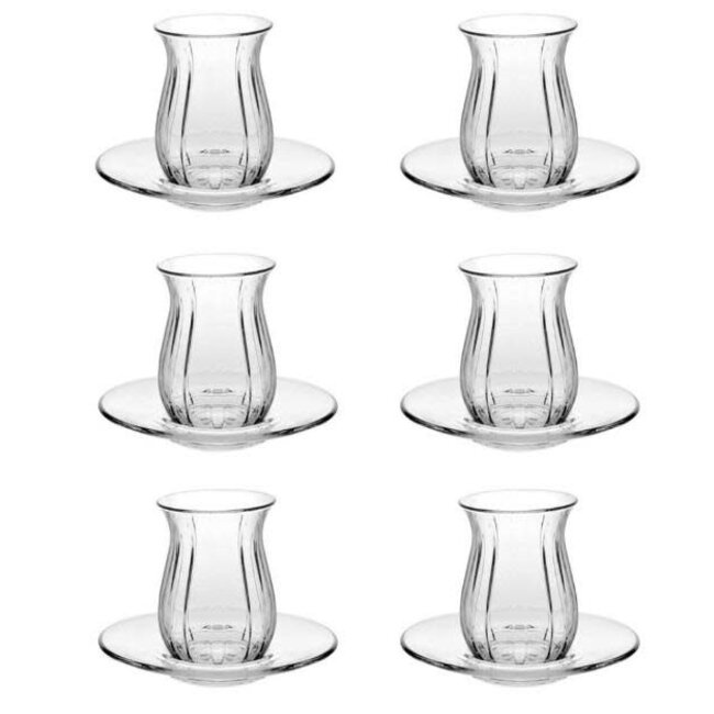 Pasabahce 12 Linka Theeglazen Set | 138ml