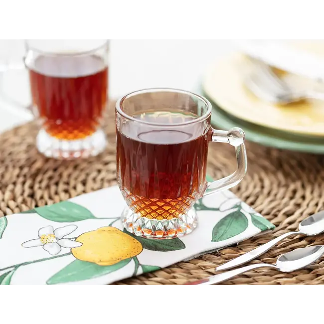 Bavary 6 Diamond Tea Glasses | 165ml