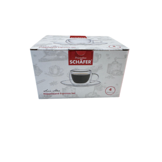 Schäfer Schäfer 2 Alea Double-Walled Espresso Set | 80ml