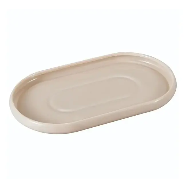 Chubby 2 Serving Bowls Medium Taupe | 26 x 16 cm
