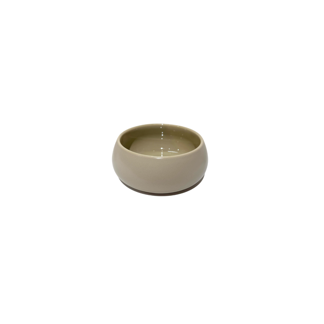 Chubby 3 Soup Bowls Beige  | 14 cm