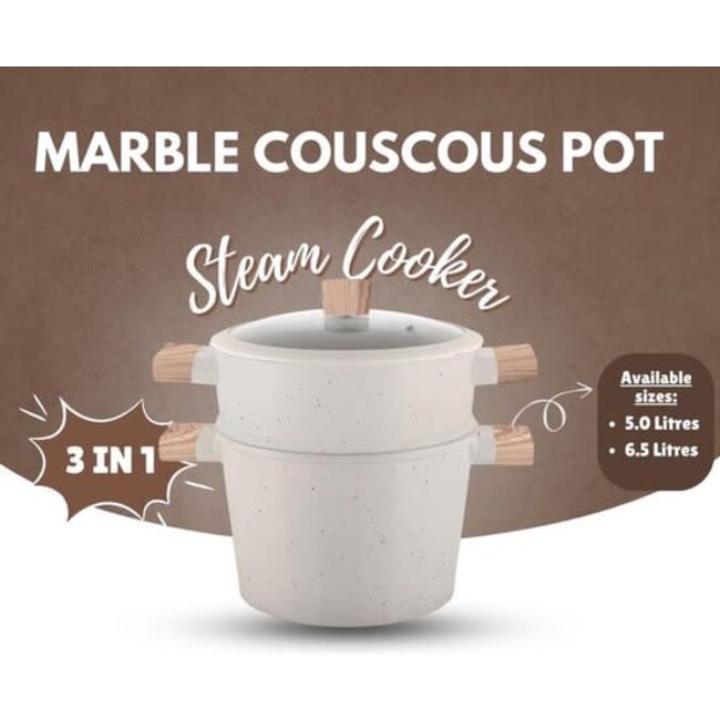 Hakal Marble Couscous Pot | 5L