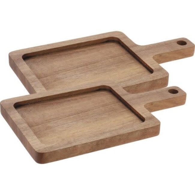 EH 2 Acacia Serving Platters | 23 x 13 cm