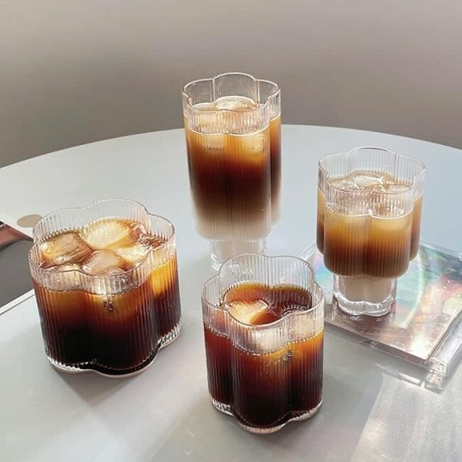 Bavary 6 Clover Short Drink Glasses | 220ml