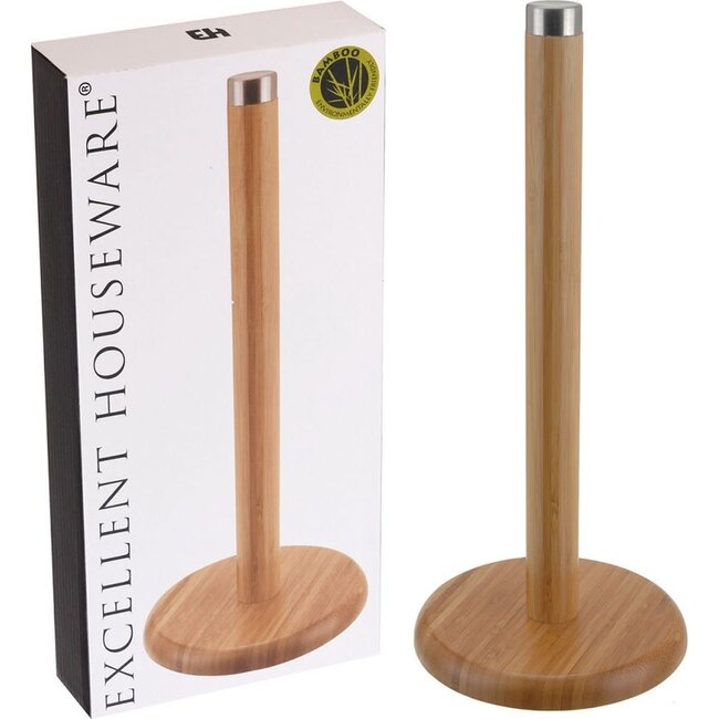 Keukenrolhouder Bamboe | 12x30cm