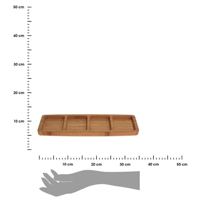 Serveerschaal Bamboe | 33x10cm
