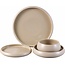 Bavary 24-Piece Chubby Dinner Set Beige