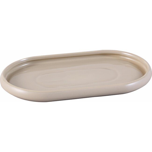 Chubby 2 Serving Bowls Medium Beige | 26 x 16 cm