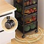 Bavary 4-Tier Kitchen Trolley | Square Storage Cart