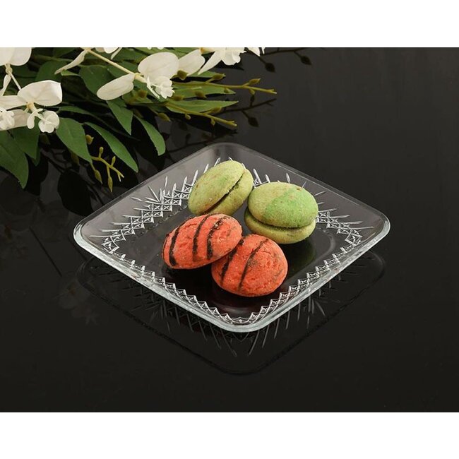 Pasabahce 2 Timeless Glas Serviceplaat | 150x150mm