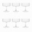 Bavary 6 Lines Champagne Saucers | 200ml