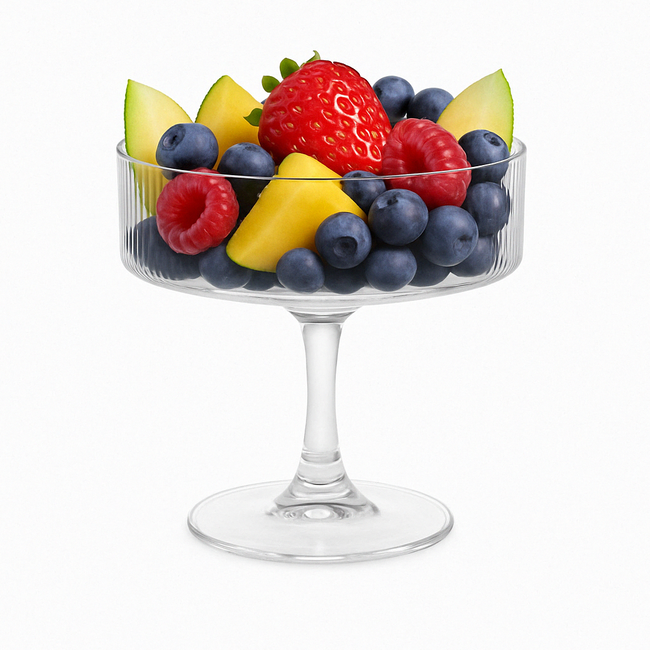 Bavary 6 Lines Champagne Saucers | 200ml